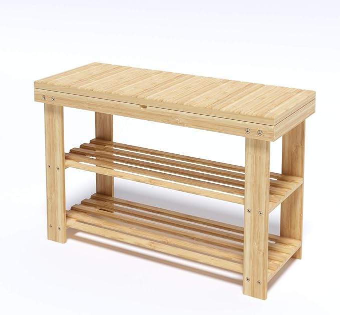 Bamboo Shoe Bench